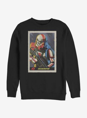 Star Wars The Mandalorian Incinerator Card Sweatshirt