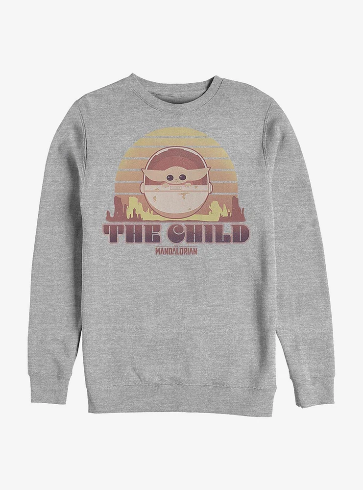 Star Wars The Mandalorian Sunset Child Sweatshirt