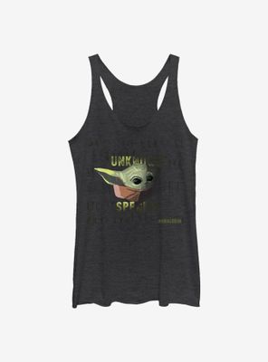 Star Wars The Mandalorian Unknown Species Womens Tank Top