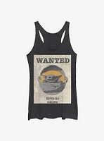 Star Wars The Mandalorian Wanted Child Womens Tank Top