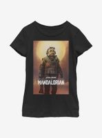Star Wars The Mandalorian Alien Poster Youth Girls T-Shirt