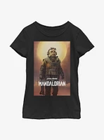 Star Wars The Mandalorian Alien Poster Youth Girls T-Shirt
