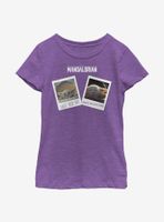 Star Wars The Mandalorian Travel Pics Youth Girls T-Shirt