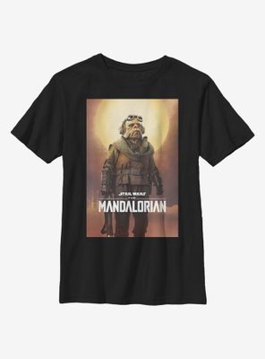 Star Wars The Mandalorian Alien Poster Youth T-Shirt