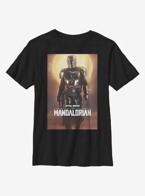 Star Wars The Mandalorian Main Poster Youth T-Shirt