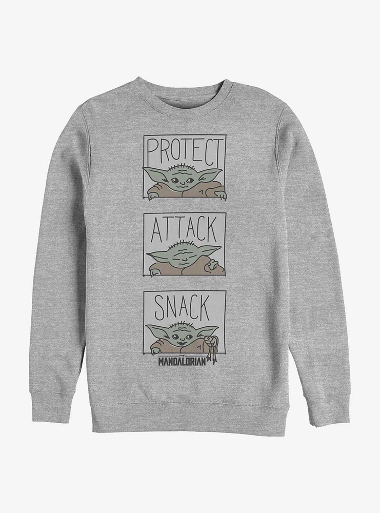 Star Wars The Mandalorian Child Comic Panel Sweatshirt