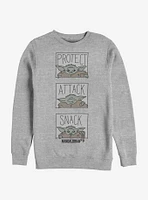 Star Wars The Mandalorian Child Comic Panel Sweatshirt