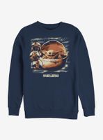 Star Wars The Mandalorian Child Group Sweatshirt