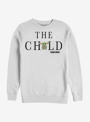 Star Wars The Mandalorian Child Text Sweatshirt