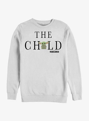 Star Wars The Mandalorian Child Text Sweatshirt