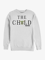 Star Wars The Mandalorian Child Text Sweatshirt