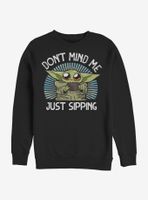 Star Wars The Mandalorian Just Sipping Sweatshirt