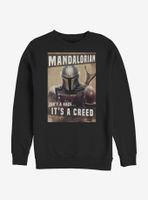 Star Wars The Mandalorian Creed Sweatshirt