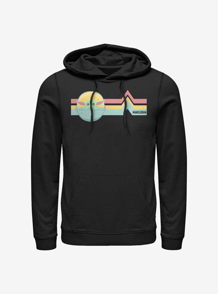 Star Wars The Mandalorian Rainbow Child Hoodie