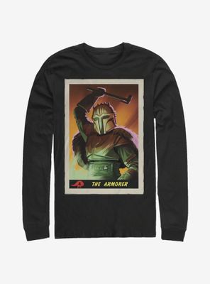 Star Wars The Mandalorian Armorer Card Long-Sleeve T-Shirt