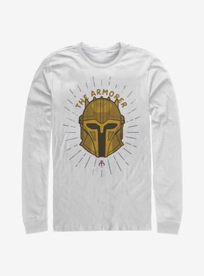 Star Wars The Mandalorian Armorer Shield Long-Sleeve T-Shirt