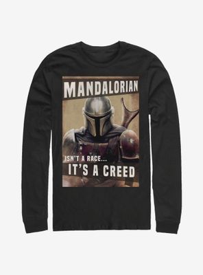 Star Wars The Mandalorian Creed Long-Sleeve T-Shirt