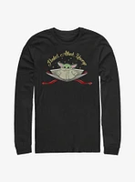 Star Wars The Mandalorian Protect Attack Unwrap Long-Sleeve T-Shirt