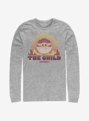 Star Wars The Mandalorian Sunset Child Long-Sleeve T-Shirt