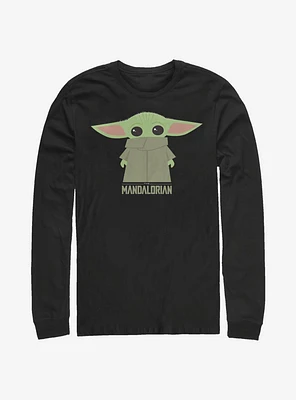 Star Wars The Mandalorian Child Covered Face Long-Sleeve T-Shirt