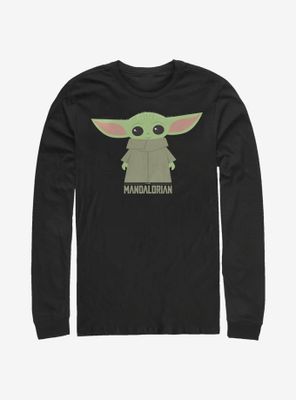 Star Wars The Mandalorian Child Cute Stance Long-Sleeve T-Shirt