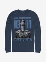 Star Wars The Mandalorian Self Destruct Long-Sleeve T-Shirt