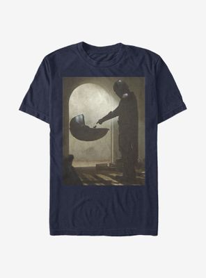 Star Wars The Mandalorian Tall Scene T-Shirt