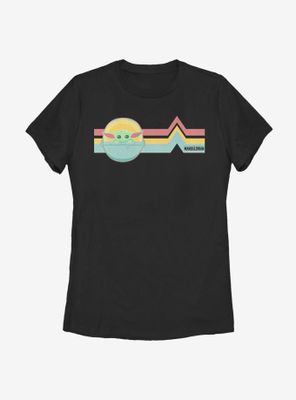 Star Wars The Mandalorian Rainbow Child Womens T-Shirt