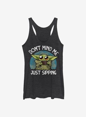 Star Wars The Mandalorian Just Sipping Womens Tank Top