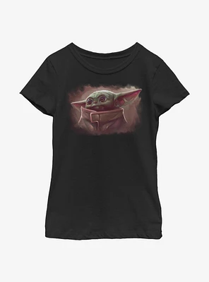 Star Wars The Mandalorian Cute Painting Youth Girls T-Shirt