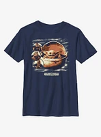 Star Wars The Mandalorian Child Group Youth T-Shirt