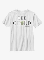 Star Wars The Mandalorian Child Text Youth T-Shirt