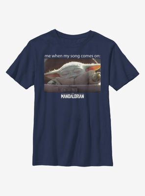Star Wars The Mandalorian Song Meme V2 Youth T-Shirt