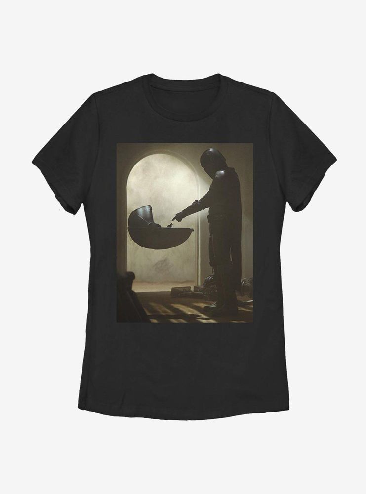 Star Wars The Mandalorian Tall Scene Womens T-Shirt