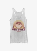 Star Wars The Mandalorian Sunset Child Womens Tank Top