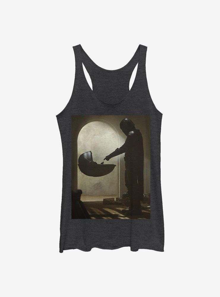 Star Wars The Mandalorian Tall Scene Womens Tank Top