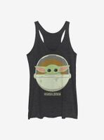 Star Wars The Mandalorian Child Cute Bassinet Womens Tank Top