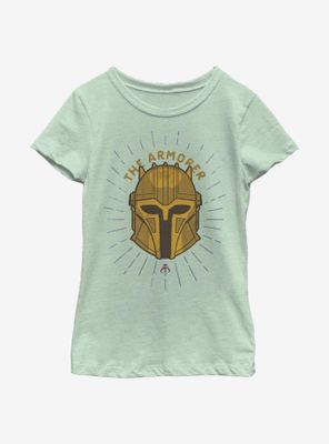 Star Wars The Mandalorian Armorer Shield Youth Girls T-Shirt