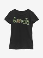 Star Wars The Mandalorian Bounty Text Youth Girls T-Shirt