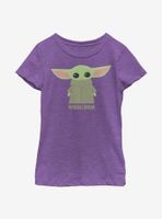 Star Wars The Mandalorian Child Cute Stance Youth Girls T-Shirt