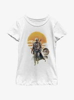 Star Wars The Mandalorian Mando Child Walk Youth Girls T-Shirt