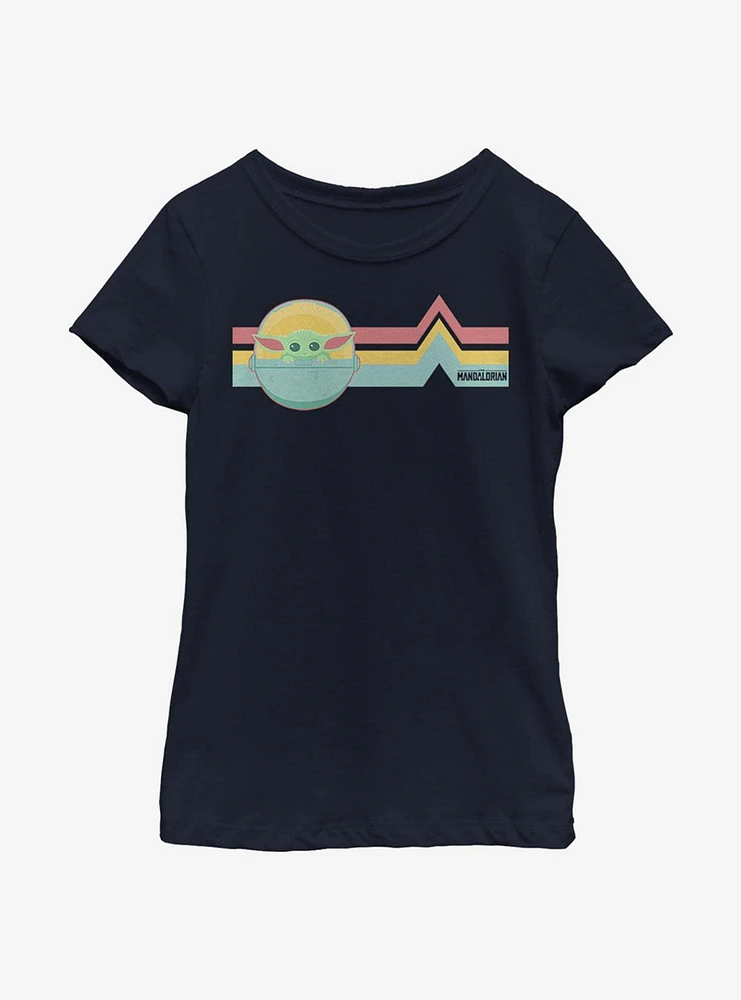 Star Wars The Mandalorian Rainbow Child Youth Girls T-Shirt