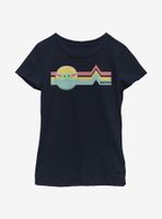 Star Wars The Mandalorian Rainbow Child Youth Girls T-Shirt