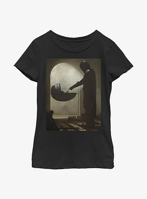 Star Wars The Mandalorian Tall Scene Youth Girls T-Shirt