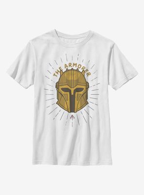 Star Wars The Mandalorian Armorer Shield Youth T-Shirt