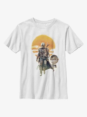 Star Wars The Mandalorian Mando Child Walk Youth T-Shirt