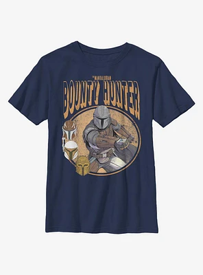 Star Wars The Mandalorian Vintage Mando Comic Youth T-Shirt