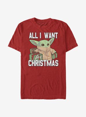 Star Wars The Mandalorian Christmas Baby V2 T-Shirt