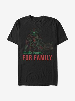 Star Wars The Mandalorian Family Time T-Shirt