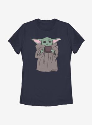 Star Wars The Mandalorian Tea Drinker Womens T-Shirt